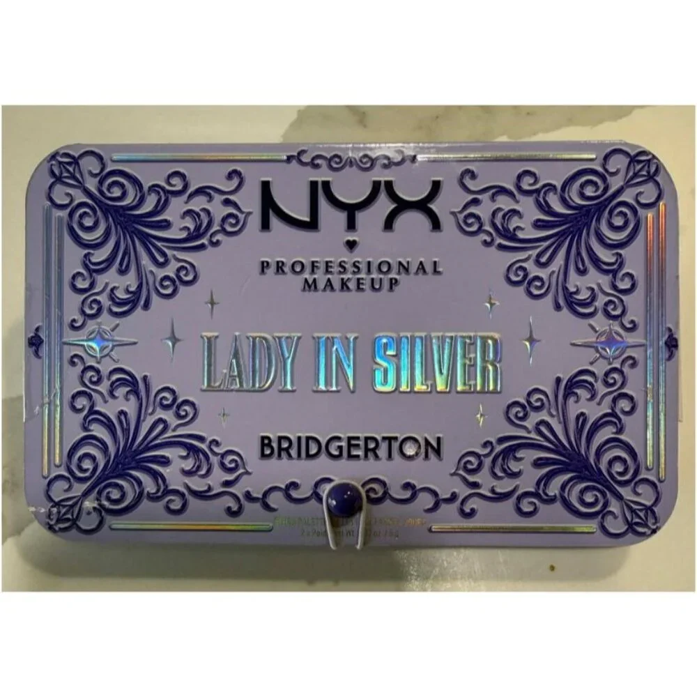 NYX Limited Edition Bridgerton Lady In Silver Buttermelt Blush Palette 2 Pack